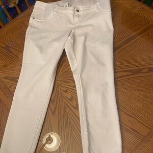 Target Maternity Women's White Skinny Jeans